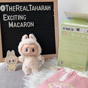 POP MART - Soymilk - The Monsters Labubu Exciting Macaron Vinyl Plush